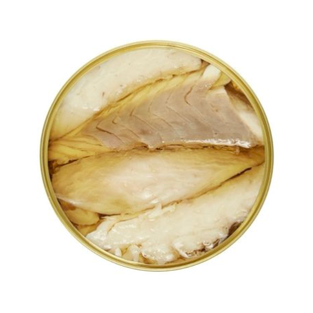 lomos de lubina enlatada en aceite de oliva