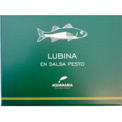 Lomos de lubina al pesto con guindilla