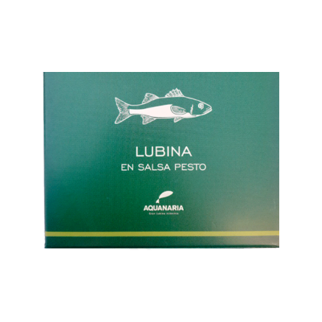 Lomos de lubina al pesto con guindilla